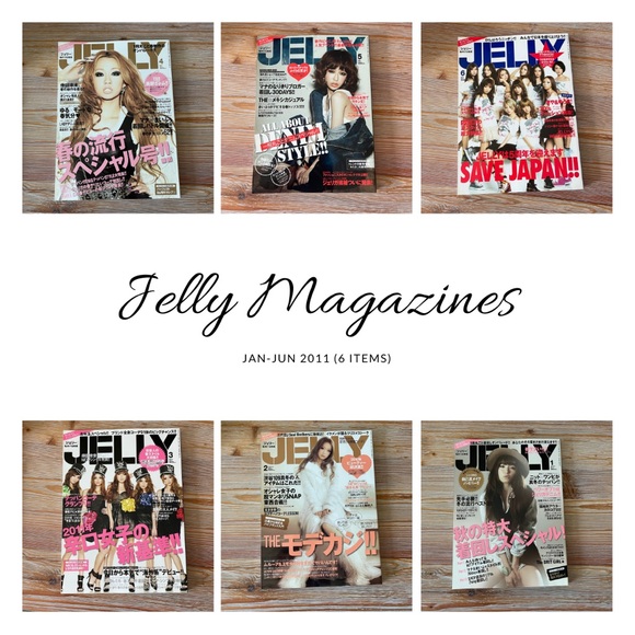 Kawaii! Jelly Magazine - Japanese Style in 2011 Jan-Jun 6 items 😍 - Picture 1 of 16